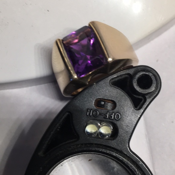 14K Gold Amethyst Ring - Picture 8 of 8